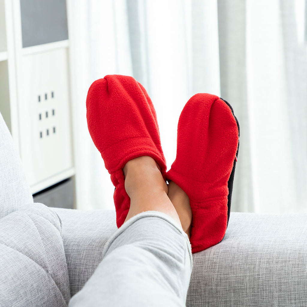 Innovagoods Pantofole Riscaldabili In Microonde Innovagoods Rosso